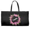 Floral Baby Name Weekender Totes