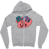 retro for life! Zipper Hoodie