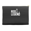 reel legend funny lure father's day country fishing bass humor Accessory Pouches