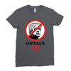 Impeach 45 Stop Trump Ladies Fitted T-Shirt