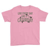 live every day like it's caturday Youth Tee