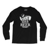 beer does not ask questions Long Sleeve Shirts