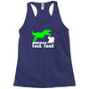 dino fast food  fun Racerback Tank