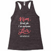 Mom Great Job I'm Awesome Love Happy Mother's Day Racerback Tank