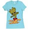 get into the groot! Ladies Fitted T-Shirt