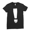 exclamation box Ladies Fitted T-Shirt