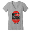 once you put my meat in your mouth t shirt tee funny grilling cook che Women's V-Neck T-Shirt