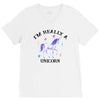 i'm really a unicorn V-Neck Tee