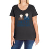rickz genius pickles 2 Ladies Curvy T-Shirt
