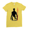 crazy rocket guardians japan poster shape cosmos space fighters Ladies Fitted T-Shirt