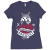 bad cat   gatos locos Ladies Fitted T-Shirt