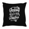 i love gardeing Throw Pillow