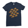 ugly pumpkin pie Ladies Fitted T-Shirt