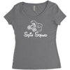 spin squad Women's Triblend Scoop T-shirt