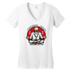 ma&icirc;tre tortue g&eacute;niale Women's V-Neck T-Shirt