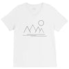 Mountains and Sun V-Neck Tee