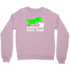 dino fast food  fun Crewneck Sweatshirt