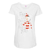 hiding in the dark Maternity Scoop Neck T-shirt
