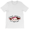 April Peeking Out Baby Girl T-Shirt