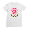cute flowers Ladies Fitted T-Shirt