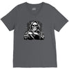 evil skull humor V-Neck Tee