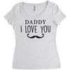 daddy i love you Women's Triblend Scoop T-shirt