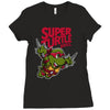 super turtle bros raph Ladies Fitted T-Shirt