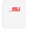 ammo expensive no warning shot funny nra rifle pistol shoot shooting t Mousepad