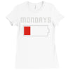 mondays suck Ladies Fitted T-Shirt