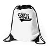 coffee lover Drawstring Bags