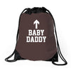 baby daddy Drawstring Bags
