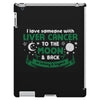 I Love Someone with Liver Cancer to The Moon and Back to Infinity iPad 3 and 4 Case
