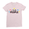 I Hate People Ladies Fitted T-Shirt