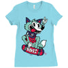 foxes Ladies Fitted T-Shirt