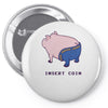 insert coin Pin-back button