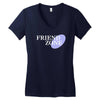 friend zone Women's V-Neck T-Shirt
