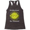 political the 80's 60's hippy anti capitalism Racerback Tank