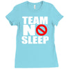 team no sleep Ladies Fitted T-Shirt