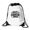 Boef en de Gelogeerde Aap Drawstring Bags