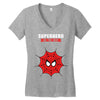Superhero On The Way Women's V-Neck T-Shirt