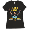 Rafa Nadal 10 Ladies Fitted T-Shirt