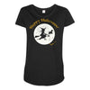 happy halloween1 Maternity Scoop Neck T-shirt