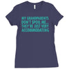 my grandparents are just accommodating Ladies Fitted T-Shirt