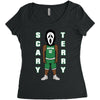 Scary Terry Women's Triblend Scoop T-shirt