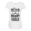There's This Girl Who Stole My Heart She Calls Me Uncle Maternity Scoop Neck T-shirt