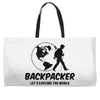 Backpacker Let's Explore The World Weekender Totes