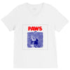 paws (jaws) V-Neck Tee