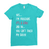 Yes...I'm Pregnant.It's a Girl! And No...You Can't Touch My Belly! Ladies Fitted T-Shirt