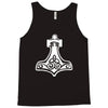 thors hammerretro viking norse fashion cool Tank Top