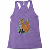 polygon fox graphic Racerback Tank